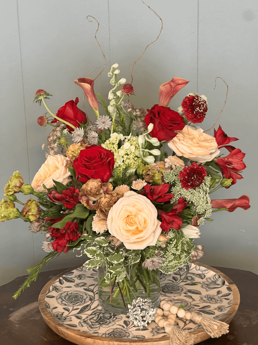 Crimson Romance – Red Rose Bouquet