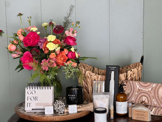 The Garden Glow Gift Basket – Sunset Edition